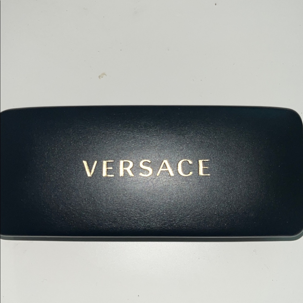 Versace Black Case with Gold Logo